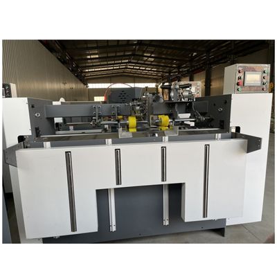 Máquina de costura dupla semiautomática resistente para a produção de caixas de cartão onduladas