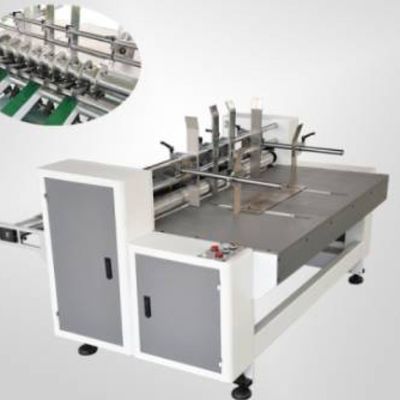 Máquina de fecho semiautomática GBJ para caixas de cartão