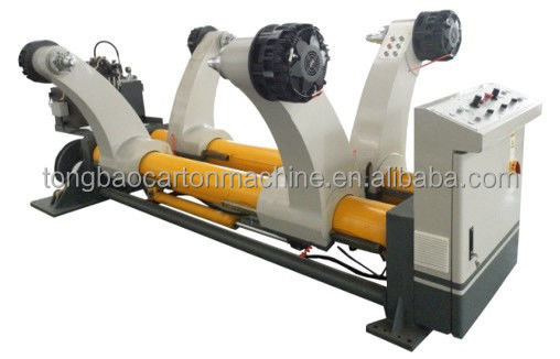 Solução de linha de produção corrugada de faceta única de duas camadas para fabricação de caixas de papelão