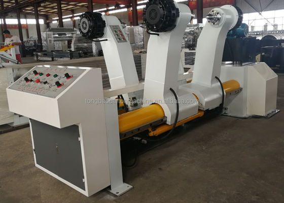 Máquina de linha de produção de cartão ondulado de 2 plies acionada elétrica para fabricação de caixas