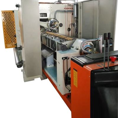 Cassete a motor elétrico de face única rápida e fácil para produção de cartão ondulado