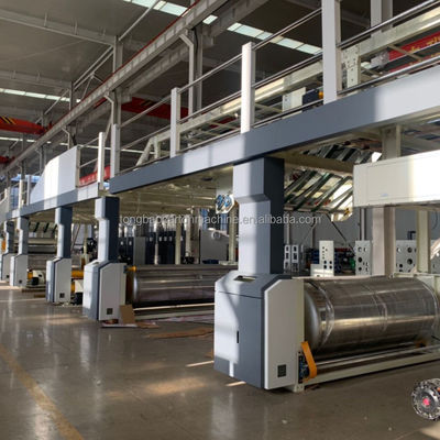Aumente a eficiência da sua embalagem com a linha de produção de cartão corrugado 2/3/5/7ply