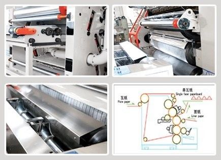 Máquina automática de fabricação de caixas de papel de cartão corrugado