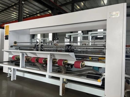 Completamente automático cartão ondulado caixa de pasta de colagem de colagem em linha para papel cartão