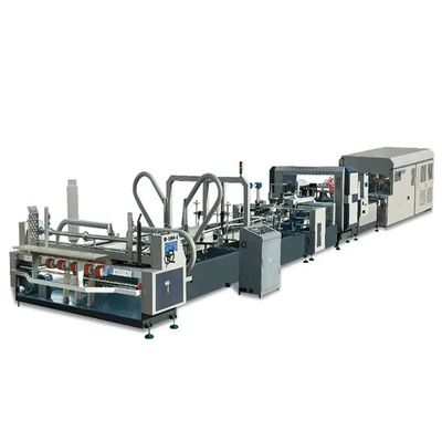 Caixa de cartão corrugada automática para fazer pasta