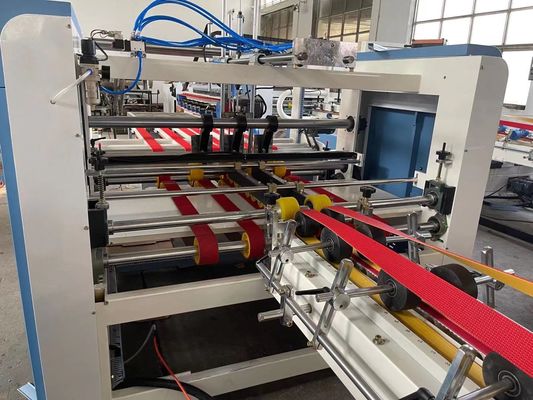 Máquina de colagem de caixa de cartão automática para cartão ondulado
