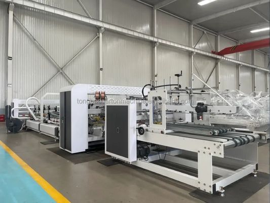 Máquinas de colagem e costura de cartão ondulado