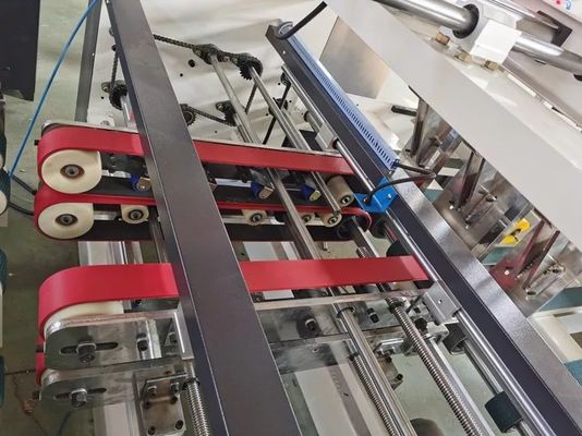 Máquina de colagem de pasta totalmente automática profissional para caixas de cartão onduladas
