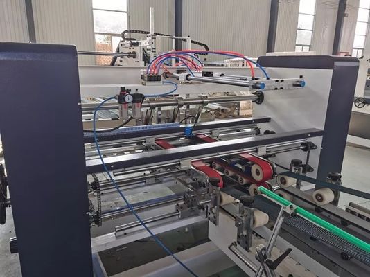 Máquina de colagem de pasta totalmente automática profissional para caixas de cartão onduladas