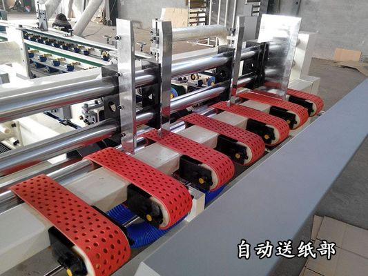 Material de embalagem de plástico Tongbao Máquina de colagem automática para caixas de cartão ondulado 100 p/min