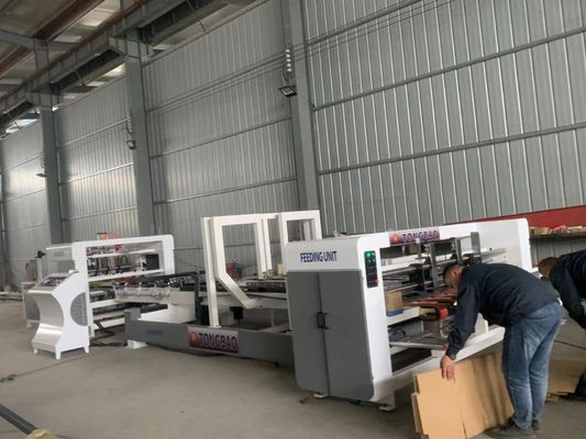 Embalagem de cartão Máquina de colagem automática de pasta para aumentar a produtividade
